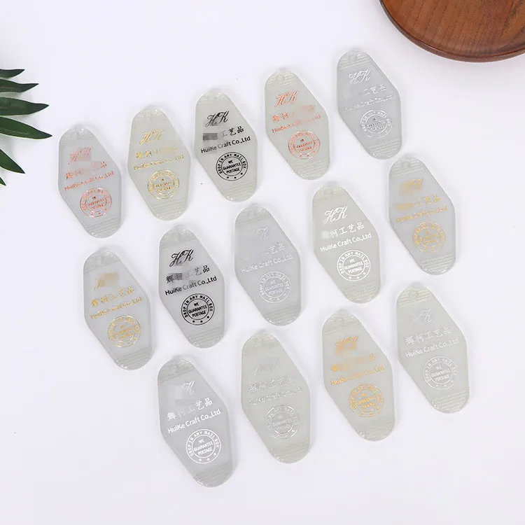 Blank Motel Hotel Keychains UV Printing Plastic Key Chains Glitter Acrylic Motel Keychain Custom Design Motel Keychain Blank