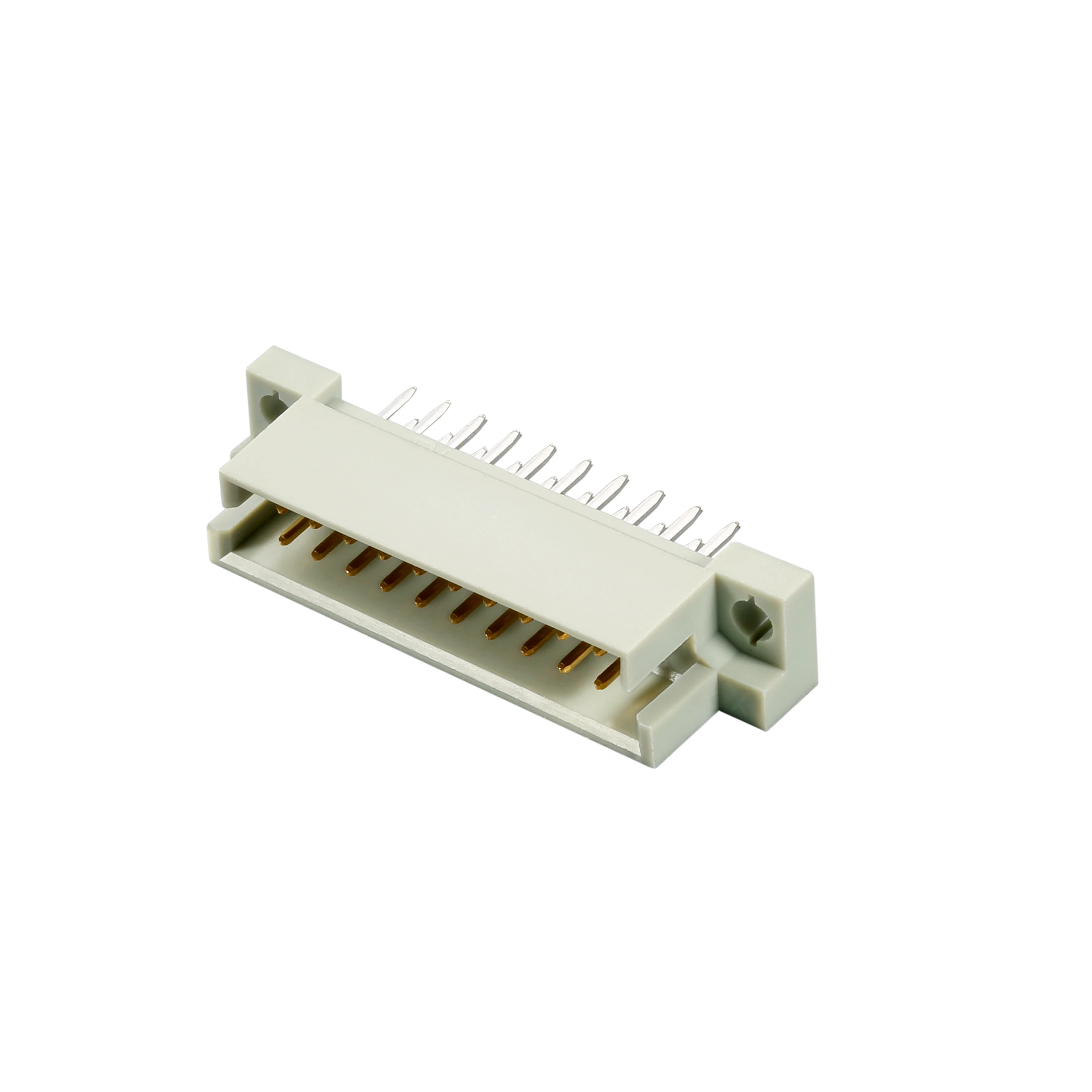 
Pitch 2.54mm DIN 41612 Male connector ,Dual-row ,Straight Type,12 pin ,tin plated ,through hole 