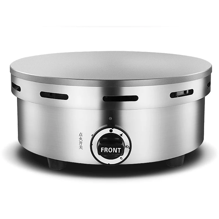Commercial Gas Rotating Crepe and Machine Non Stick Automatic Pancake Makers Crepes Making
