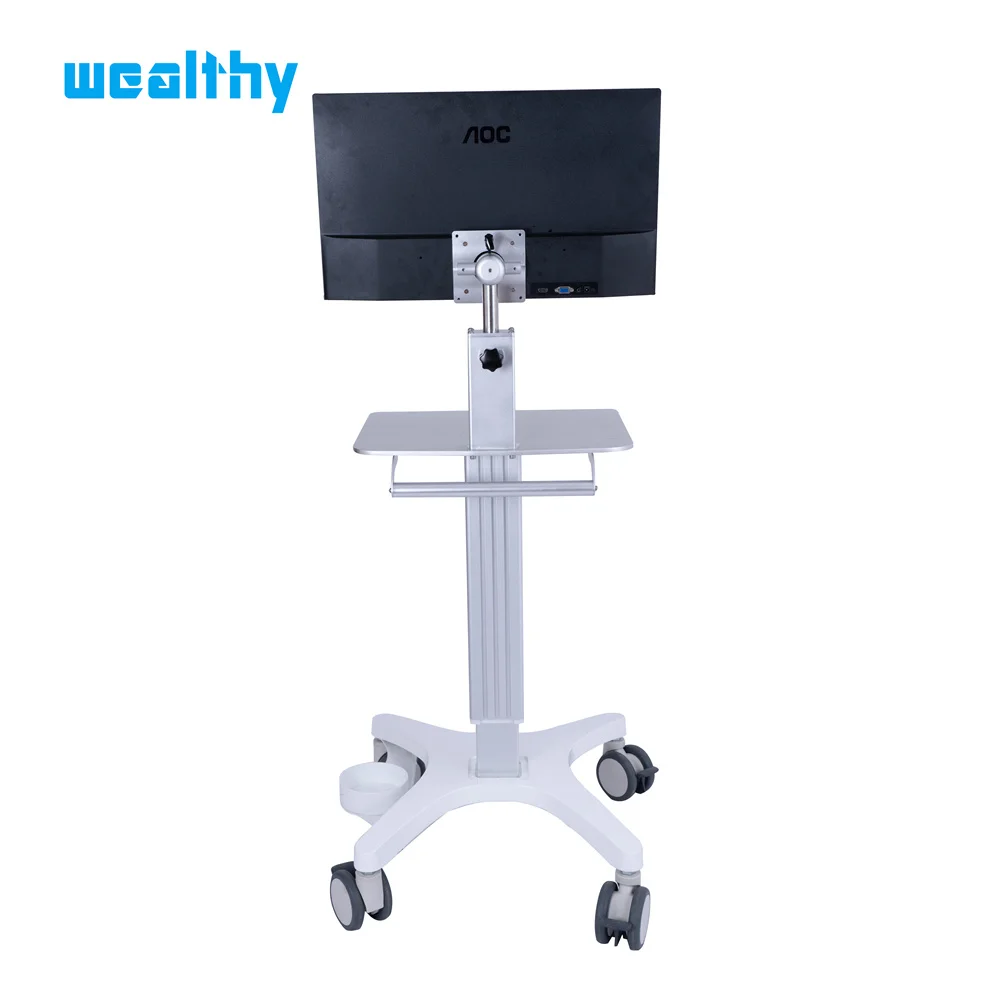 MA-Height Adjustable Mobile Computer Cart/Medical Cart (Foot