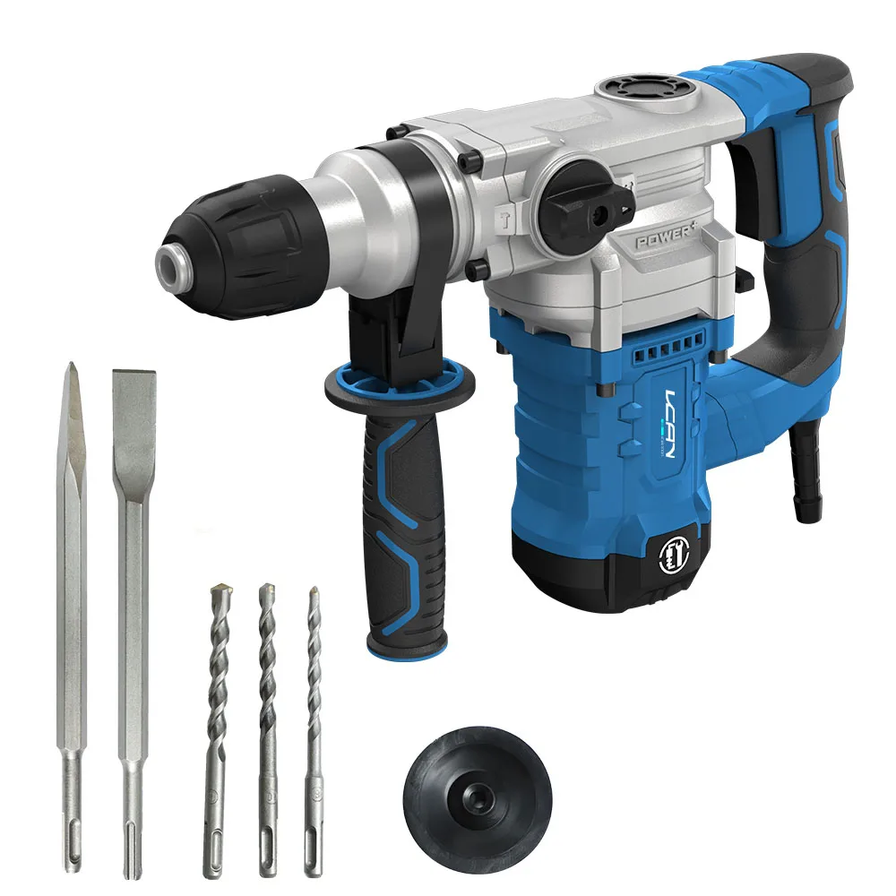 Vcan 1200WLectric Hammer Power Tools Input Power Bit Electric Rotary Hammer Drill