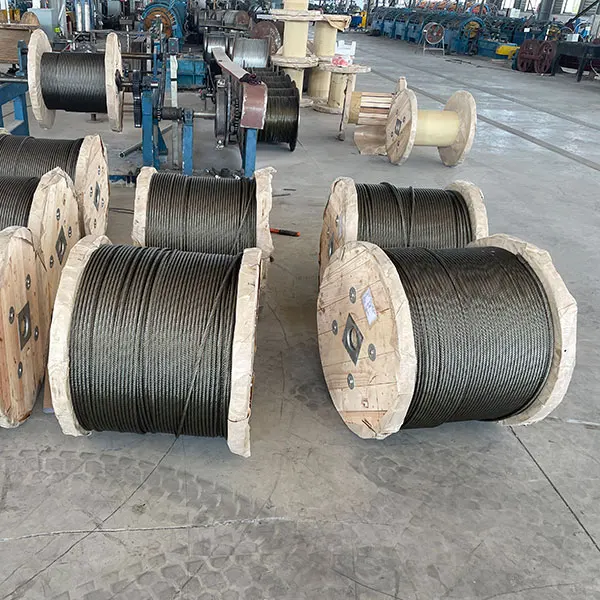 High Quality 6x19+FC Carbon Steel Wire Rope Black/Galvanized Cables
