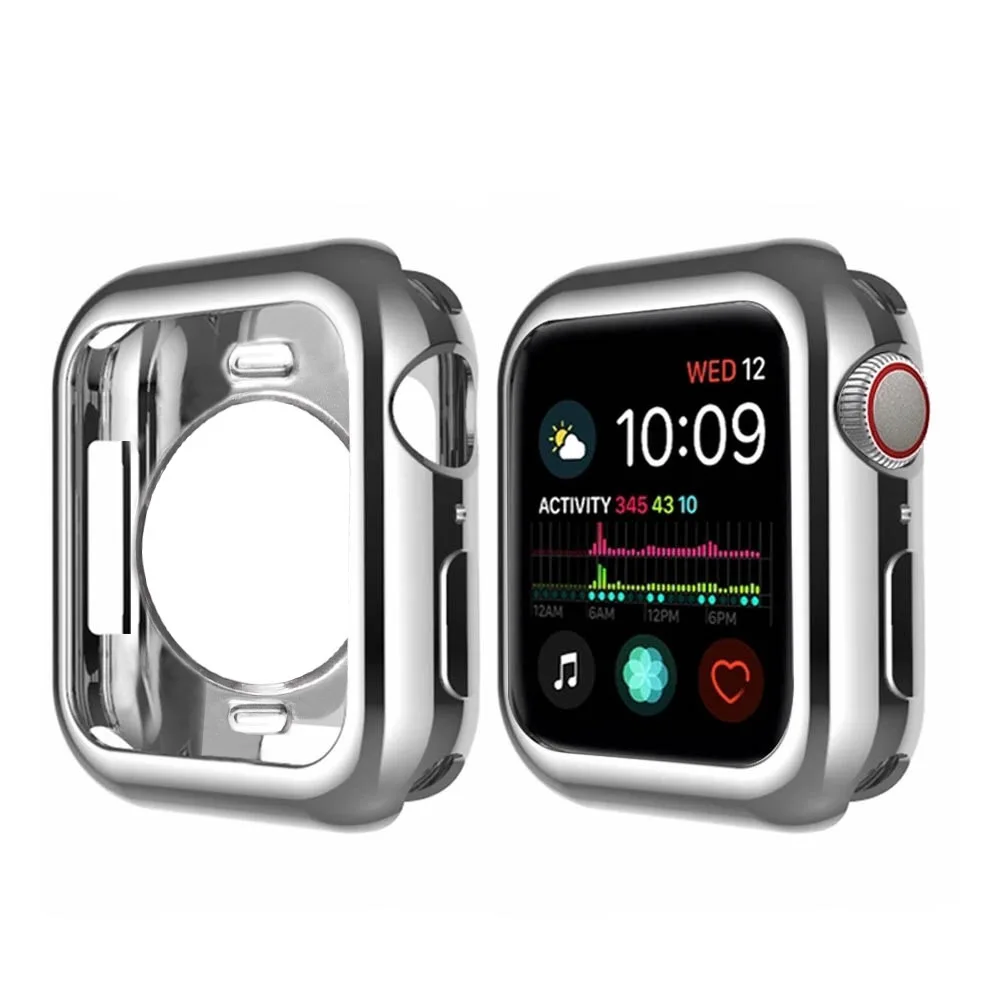  Защитный чехол 360 градусов для часов apple Watch case tpu i watch 6 5 4 3 2