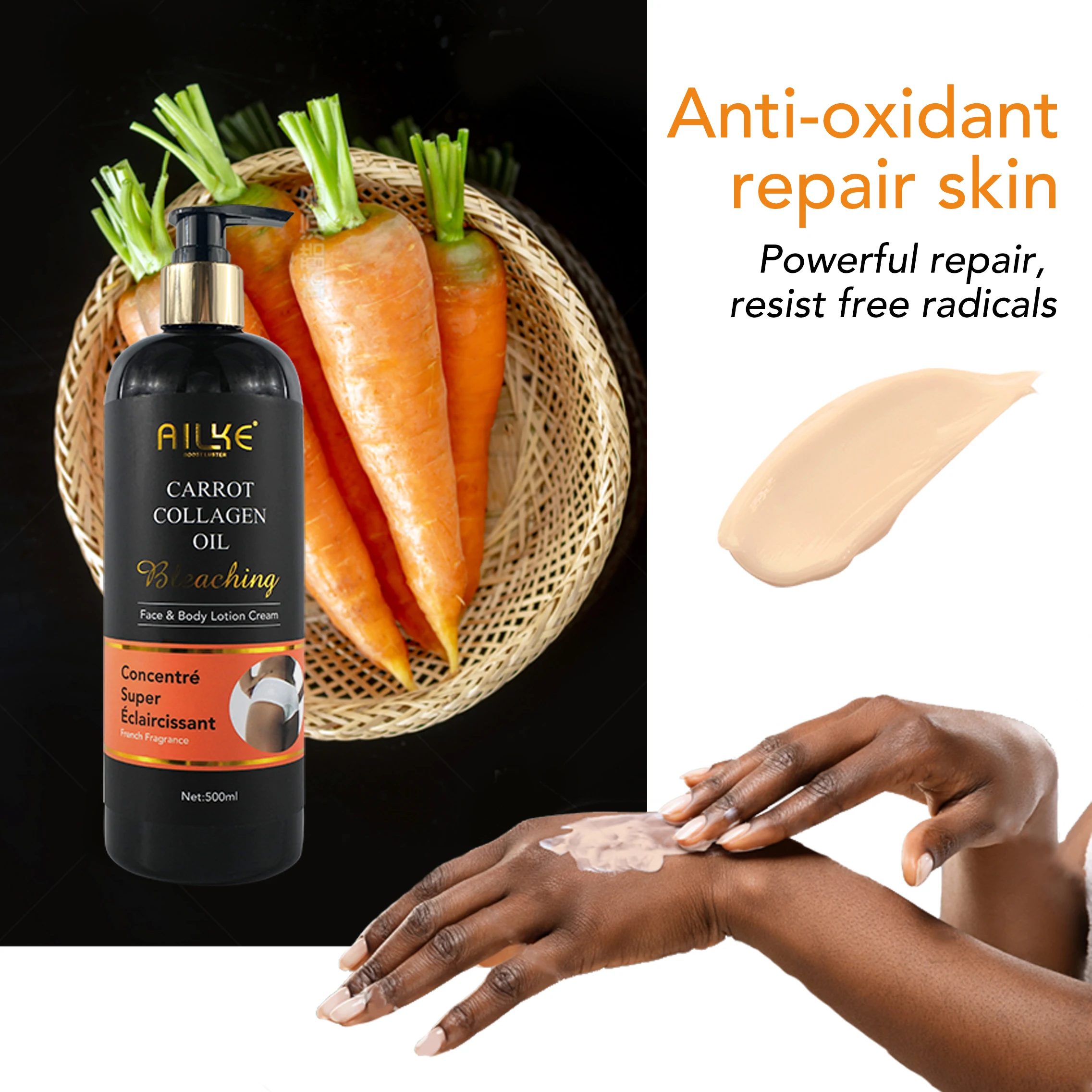 Private Label Best Selling 7 Day Skin Moisturizing Whitening Kojic Acid Body Lotion for Black Skin White OEM Milk Lotion