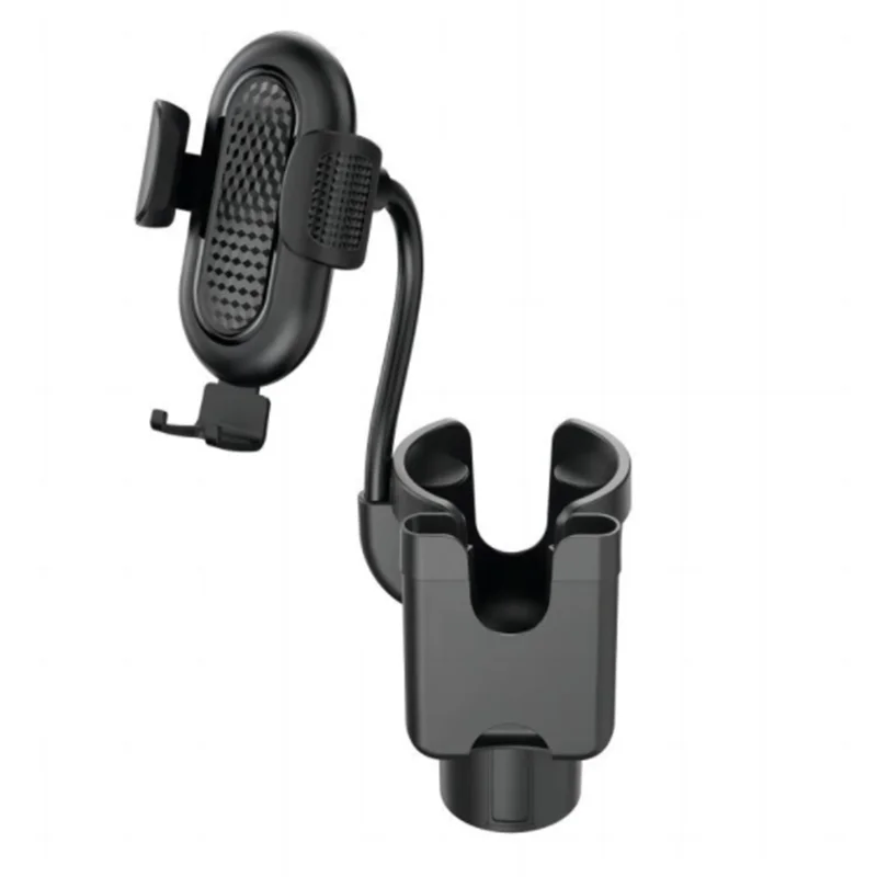 3 in 1 Adjustable Long Gooseneck Design Drink Expander Car Cup Holder Phone Mount For Cell Phone
