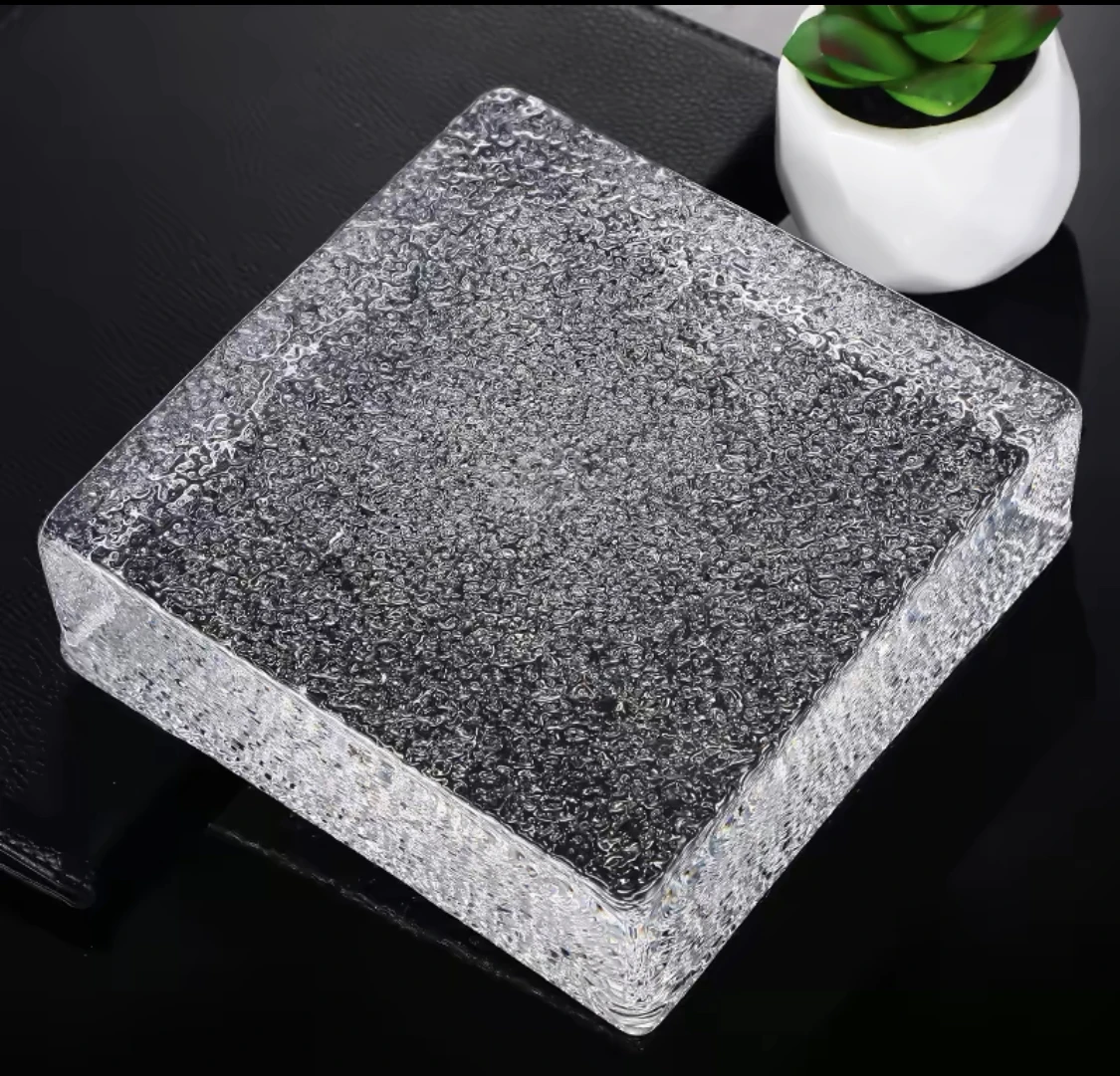 Guangdong Top Factory Supply Solid Block Glass Brick for Partition Wall