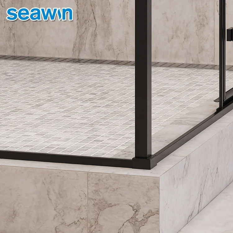 Seawin Quality Enclosures Floor Hinge Parts Shower Room Cabin 1300X800 Shower Glass Door
