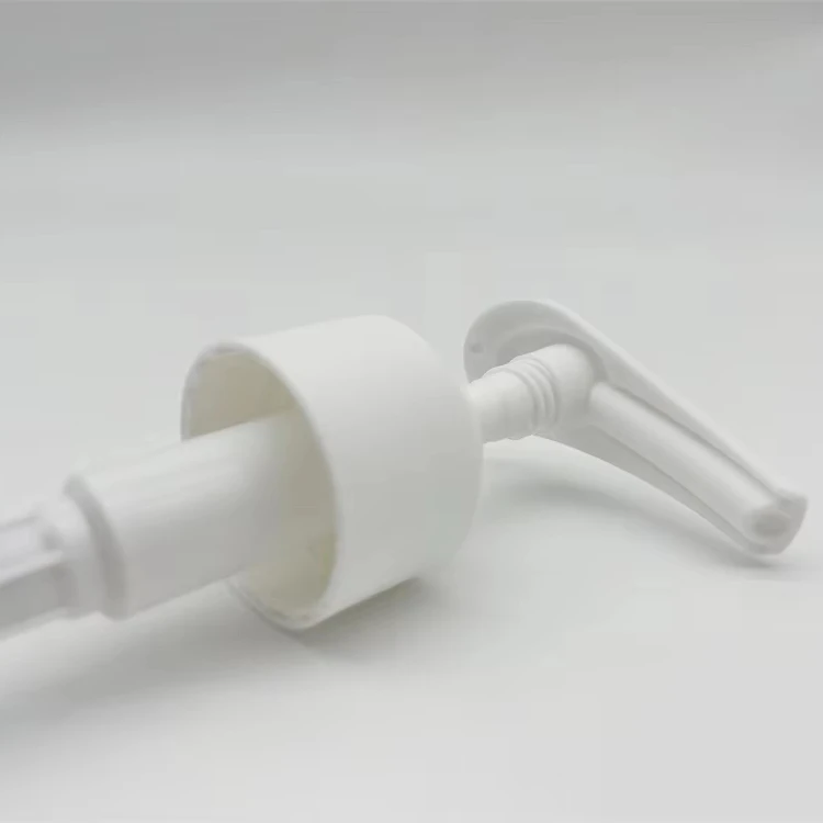 White plastic screw lotion pump 28/410