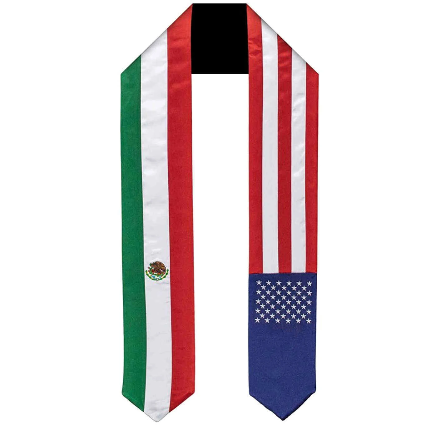 60 дюймов Выпускной палантины вышитым флагом церемонии Пользовательский спрос полиэстер религия палантины 72 дюйма пояс Выпускной палантин