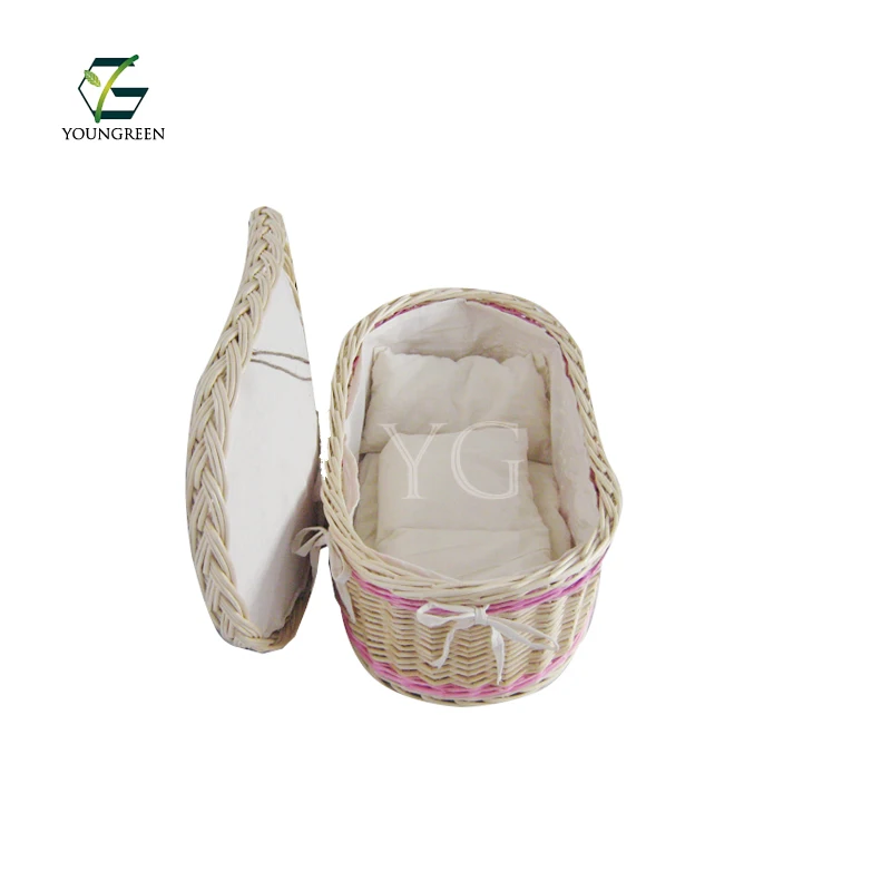  Cymbiform Willow Wicker Pet Animal Cremationl шкатулки