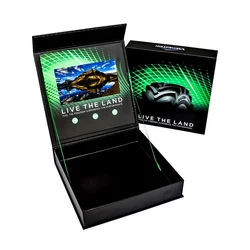 customized video gift box lcd screen 2.4 4.3 5 7 10 inch video gift box lcd screen video presentation box