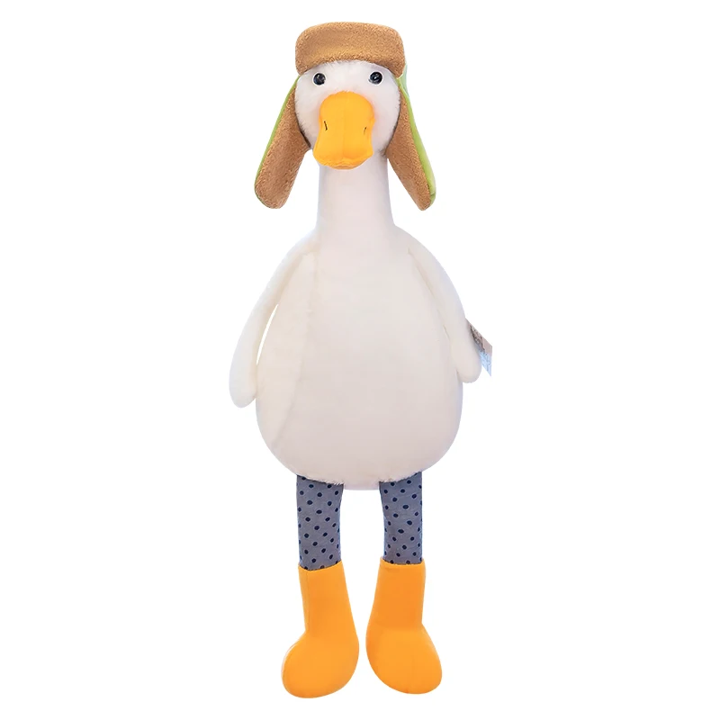 Лидер продаж, милая непослушная гусиная кукла, бесплатные образцы, ПП хлопок, оптовая продажа, Детские набивные игрушки, крылья животных, могут откидываться, гусиные плюшевые игрушки