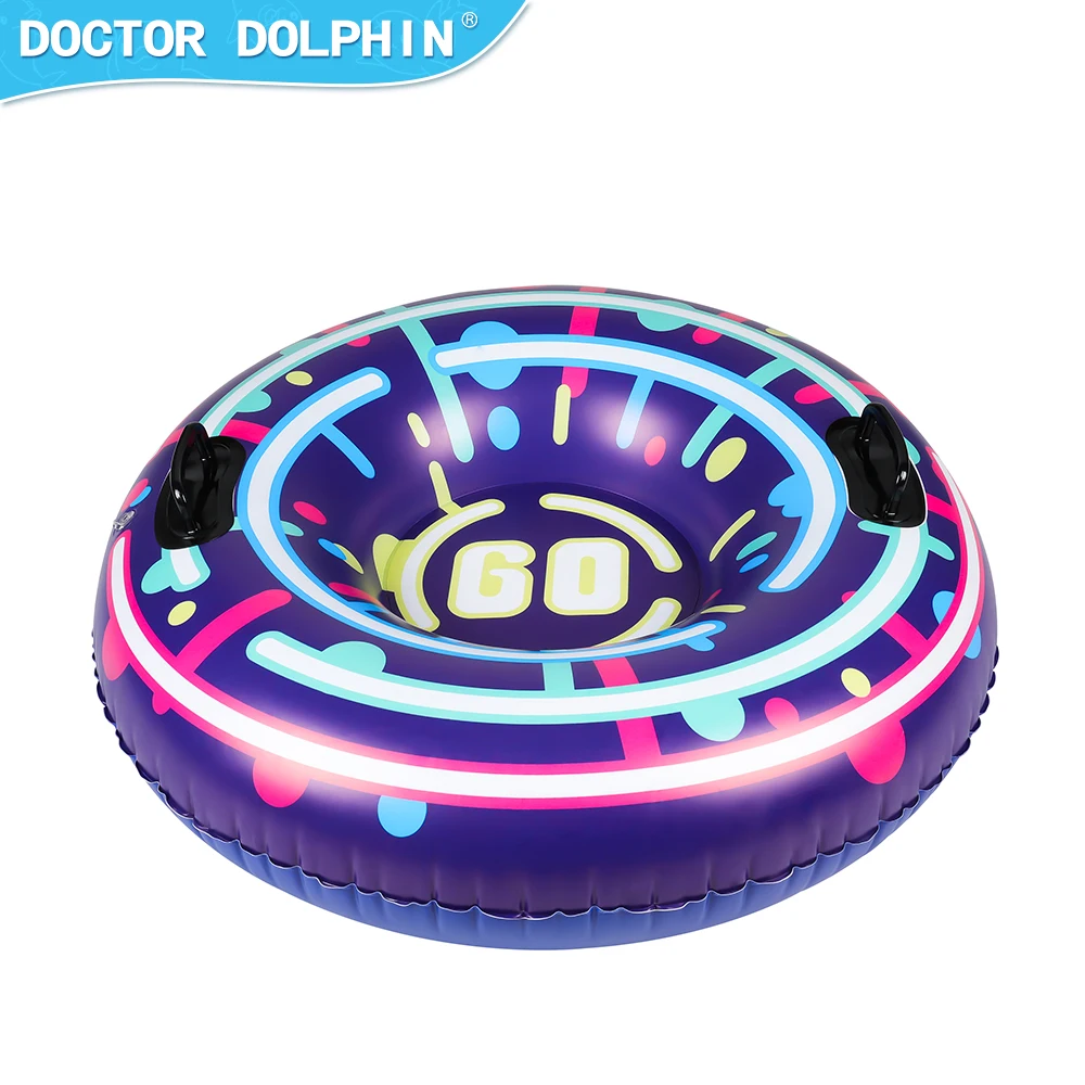 Doctor Dolphin PVC Inflatable Play Fashionable Style Winter Skiing Circle Snow Skiing Equipment