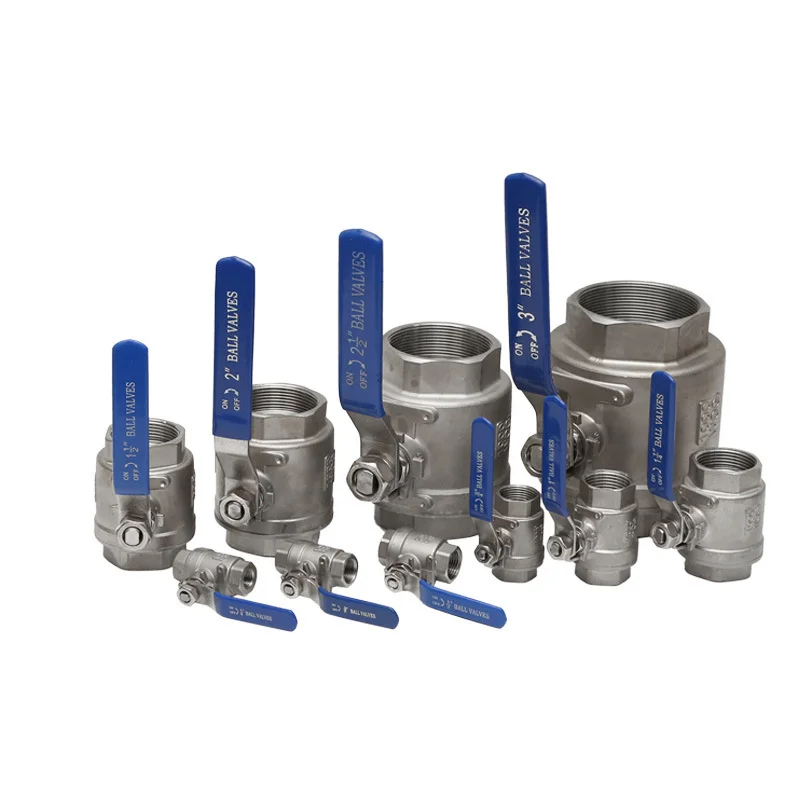 DIN3202-M6 1000 psi threaded 2pc high pressure stainless steel ball valve  internal thread tap water pipe switch valve