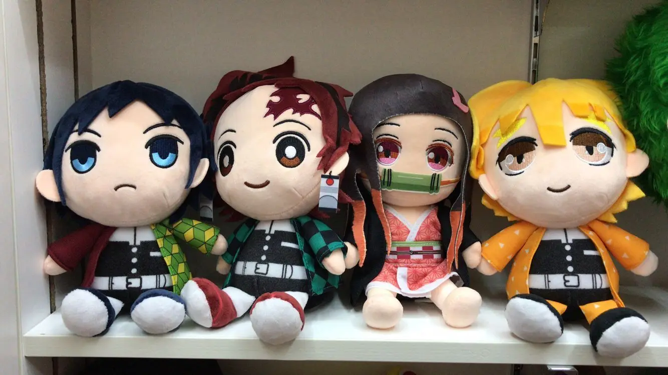 Newest high quality 25cm Nezuko Kamado Zenitsu Agatsuma Inosuke Hashibira Tomioka demon slayer plush Dolls for gift