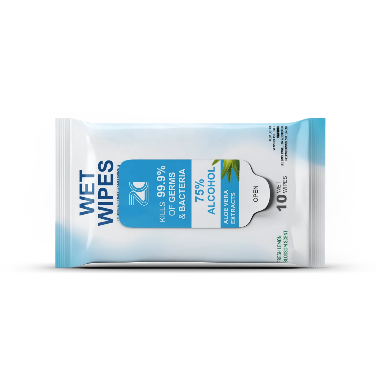 
2021 Portable nail wipe lint free Disposable hand sanitzer wipes Custom restaurant wet wipes 