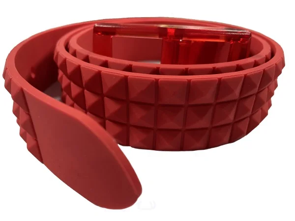 2021 современный простой резиновый ремень, высококачественный силиконовый ремень с фирменной торговой маркой