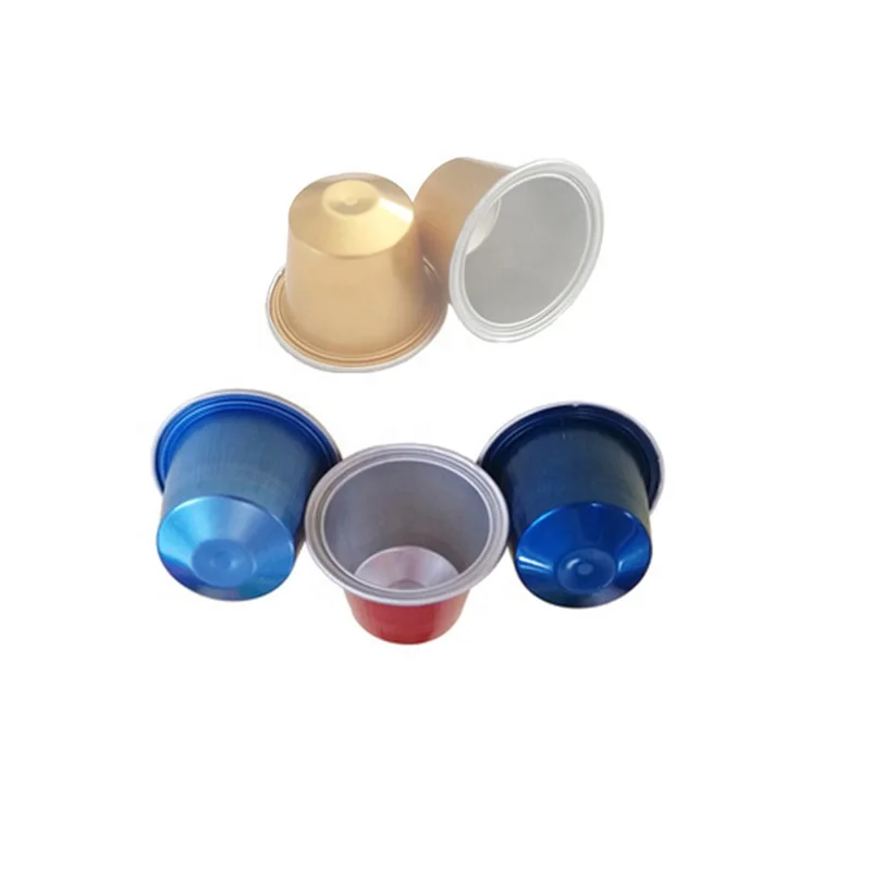  Индивидуальная маленькая кофейная капсула nespresso из алюминиевой фольги с крышкой портативная цветная