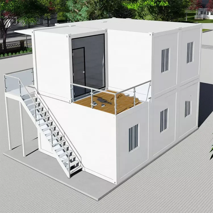 Low Cost Prefab Warehouse Hotel Room Prefab 20ft Mobile House Shopping Container Warehouse