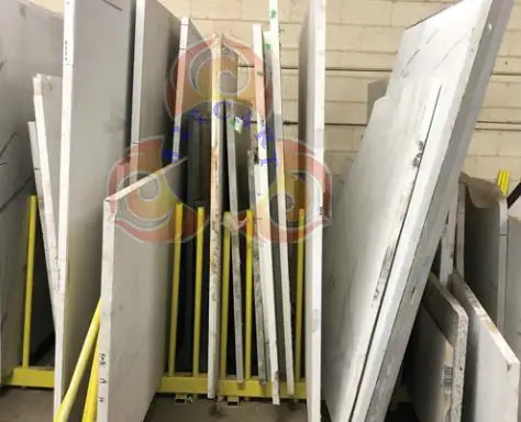 High Quality Quartz Stone Sliding Display Slab Rack for Warehouse Slab Storage