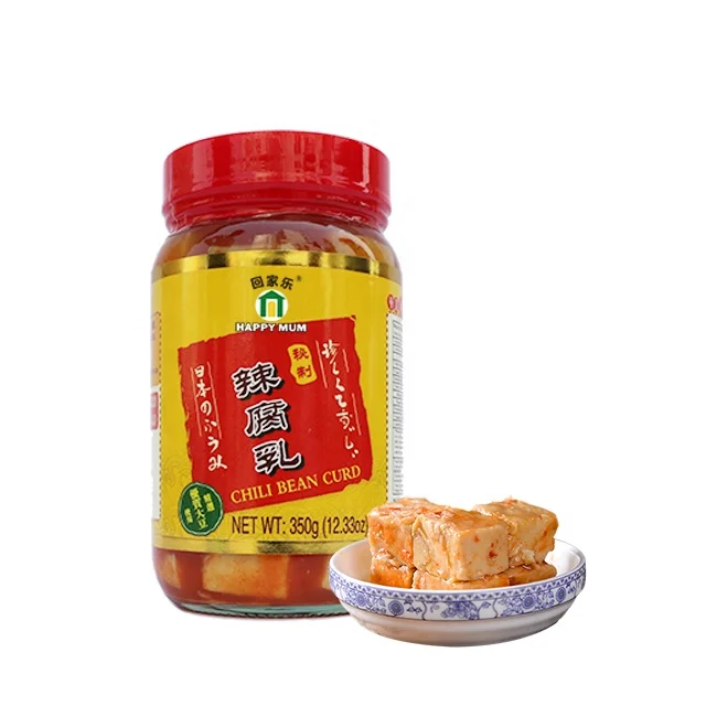
454g Wholesale Asian Tasty Foods Seasoning Natural Fermented Halal Spicy Bean Curd 