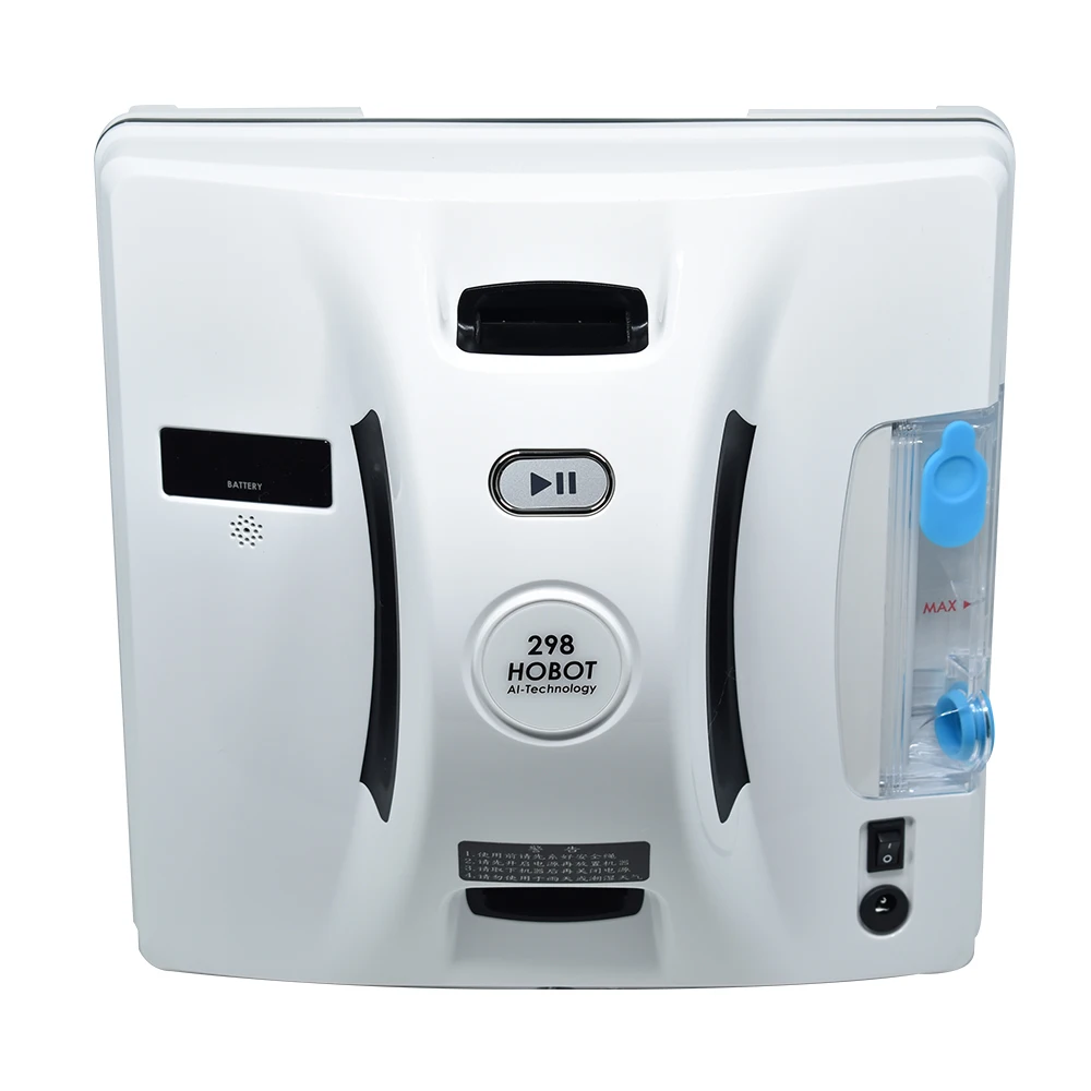 Second Hand 90% New HOBOT 298 Electric Windows Robot Vacuum Cleaner With Water Sprayer Auto Cleaning Smart Phone Control