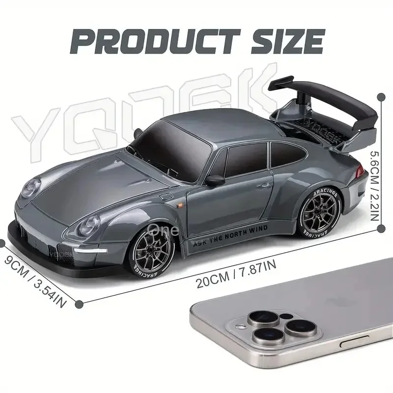 1:24 4WD Prosches 911 модель автомобиля с дистанционным управлением drift car2.4GHz гоночные супер спортивные автомобили гироскопом светодиодные световые игрушки