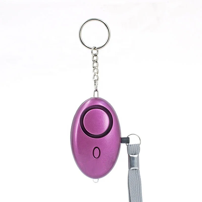 
Portable Personal Alarm Anti Panic Alarm with Key Ring 130DB Portable Self Defense Alarm KeyChain 