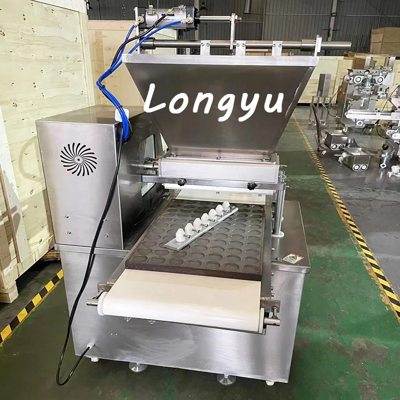Longyu Automatic small swiss cup cake making machine square cake vending sponge cake production line
