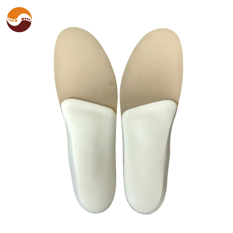 Factory Price EVA Breathable Wicking Shock Absorption Insoles Foot Care Diabetic Insoles For Pain Relieve