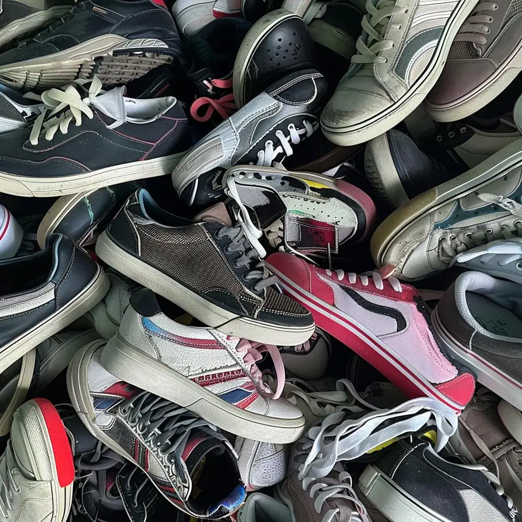 Stock Whole Sale Branded Bale Mixed Grade A Used Sport shoe Second Hand Shoes Bales In Europee