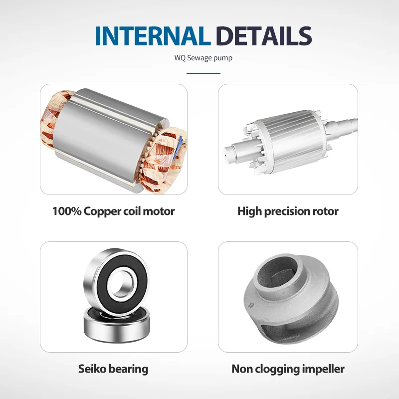 Aikon OEM/ODM Temperature Range 0~40C Electric Submersible Pumps Price For Sewage Disposal