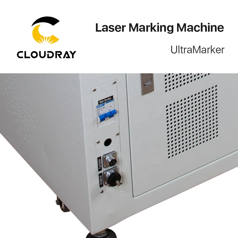 Cloudray BD38 30 Вт Mopa динамический Цвет 3D волоконная лазерная маркировка настольный гравировальный станок на