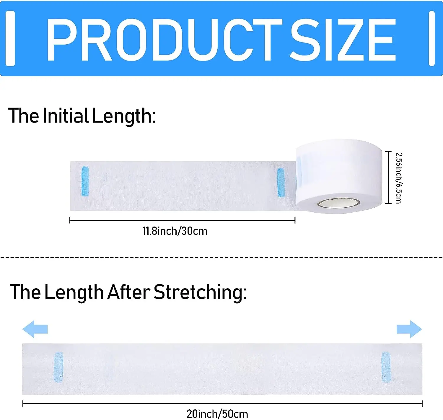 Neck Strips Stretchy Paper Neck Band Barber Neck Paper Barber Accessories Supplies Hair Cutting Supplies for Salon Barber Shop