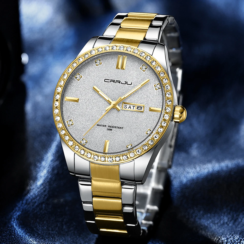 high quality OEM ODM private label 316L stainless steel  bands  moissanite diamond  star dust watch for men