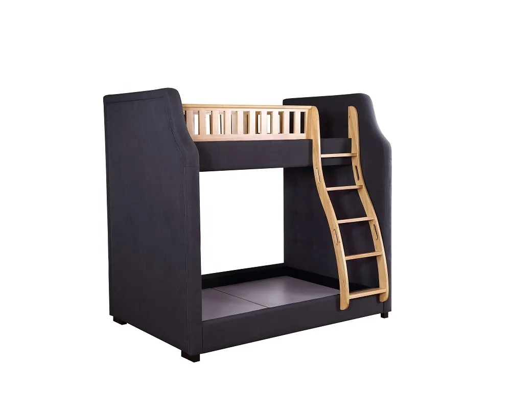 Modern Solid Wood Children Bedroom Furniture Princess Castle with Stairs Double Children Bed