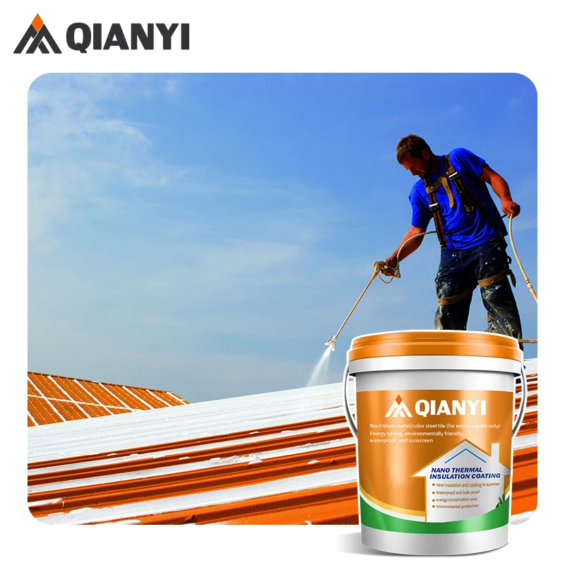 Out Door Ceramic Coating Acrylic Waterproof Roof Coating Thermal Insulation Paint