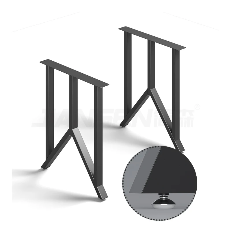 Hot Sale Durable Metal Simple Desk Legs Office Desk Table Legs Metal Dining Coffee Table Bench Legs