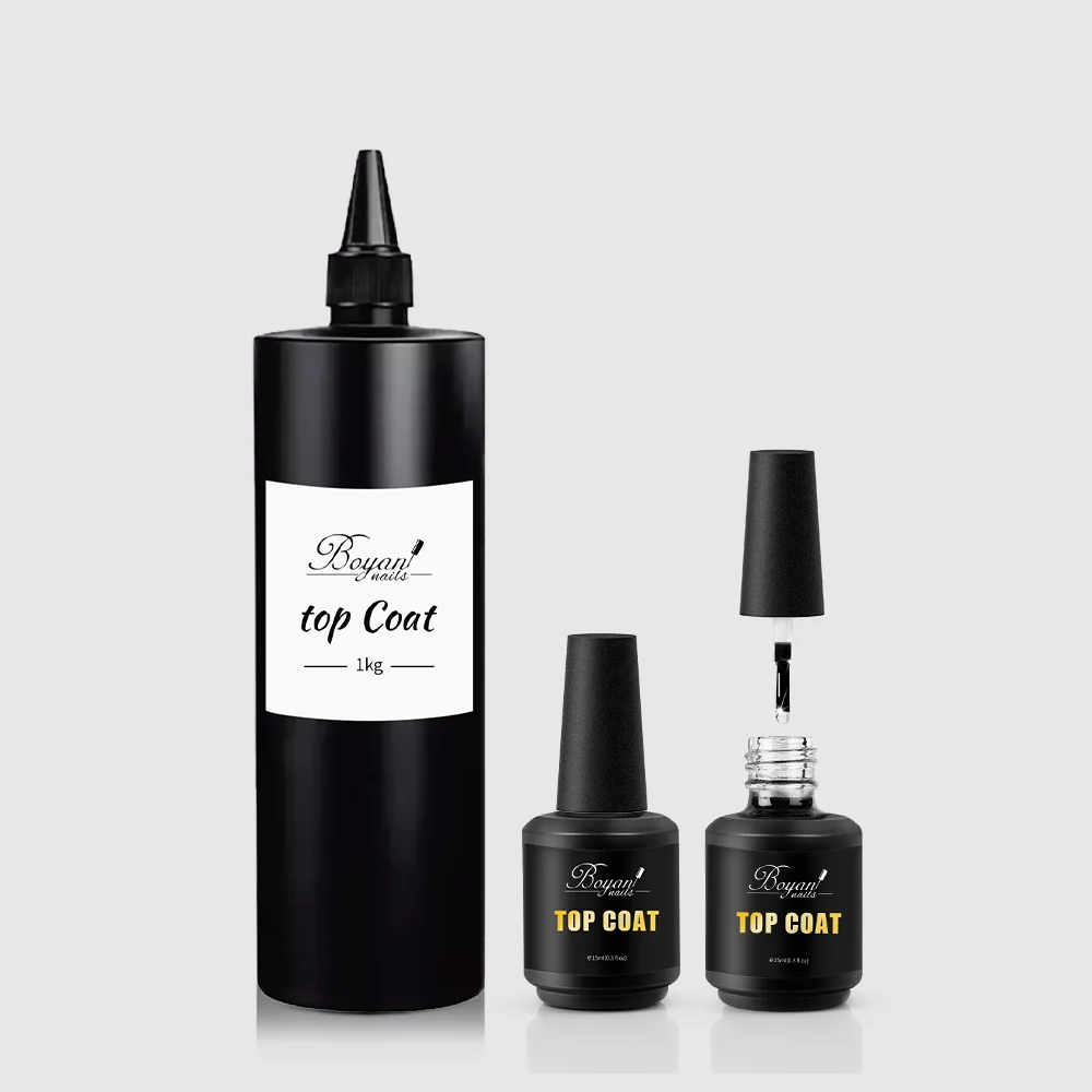 SCI Wholesale 1kg Gel Polish Clear Uv Led Matte Velvet Nano Long Lasting Top Coat Nail Polish