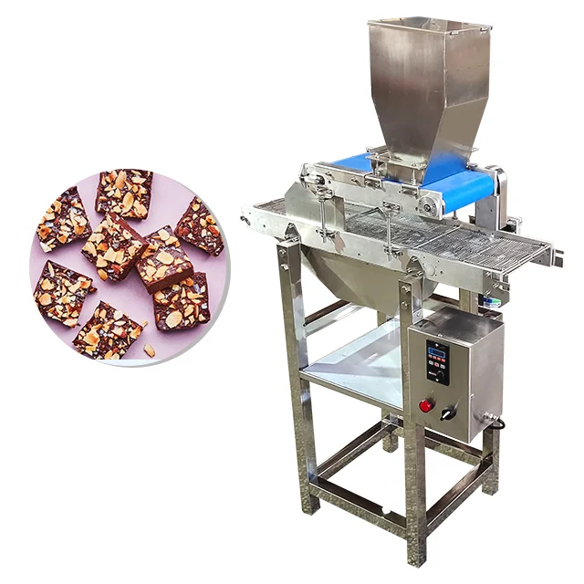 Hot Sell Commercial Automatic Chocolate Dipping Spreader Sprinkle Machine