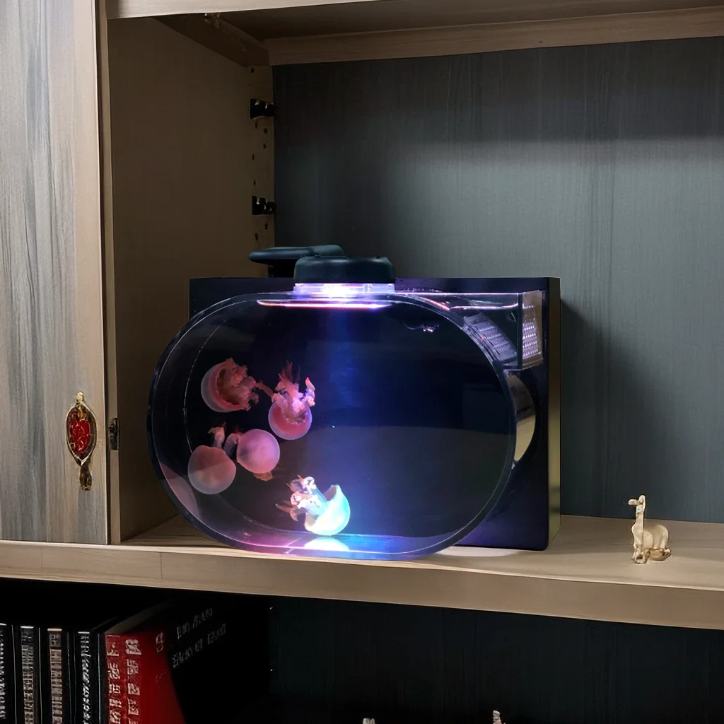 Tabletop viewing small aquarium simple Small fish breeding tank Transparent fish tank fish aquarium tank Aquariums