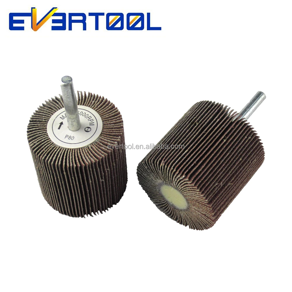 EVERTOOL Aluminum Oxide Abrasive Flap Discs T27 T29 Metal Polishing Flap Wheels Abrasive Mop