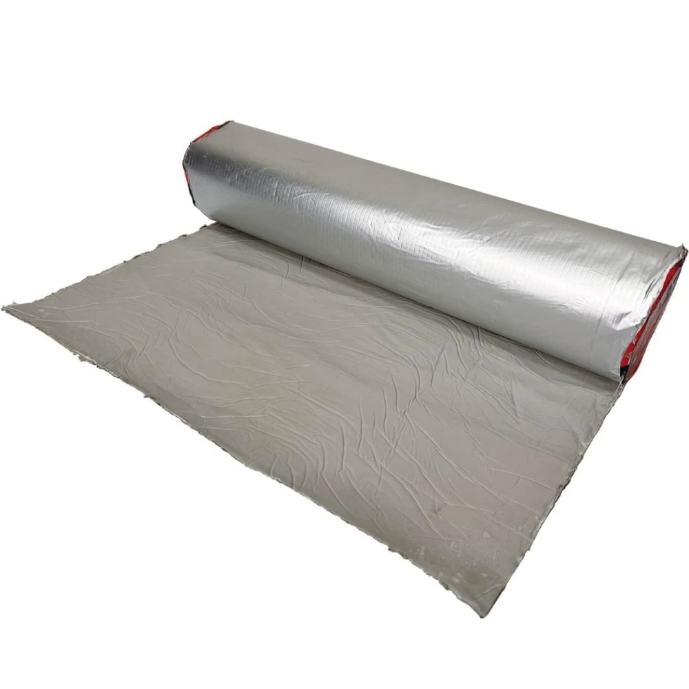 Blue self adhesive butyl rubber waterproof tape membrane master roll for metal roof buildings repairing parapet walls flashing