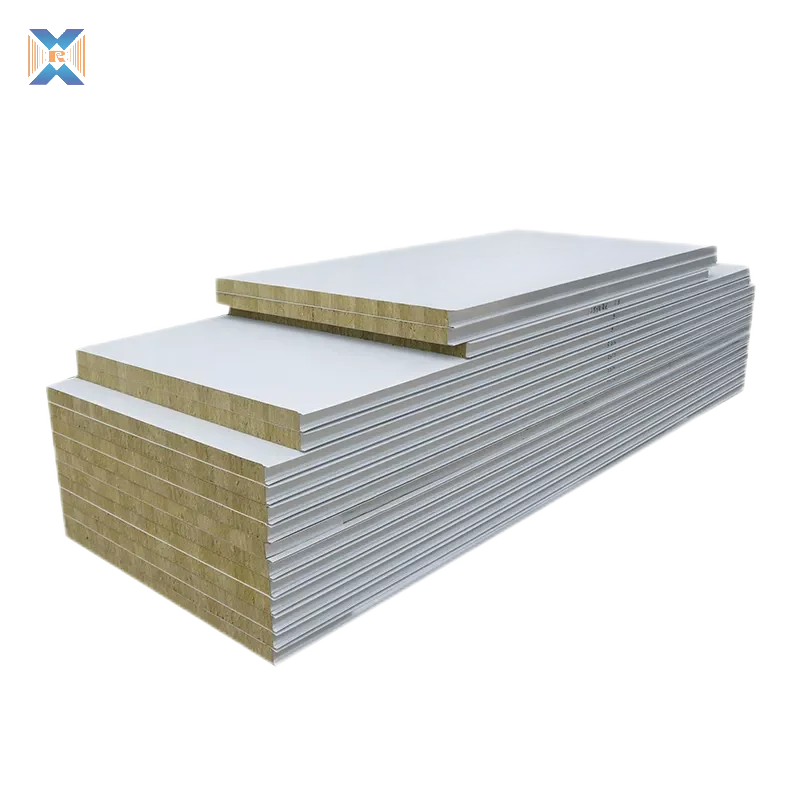 Metal Insulated Rock Wool Sandwich Panel Wall Sips Panels
