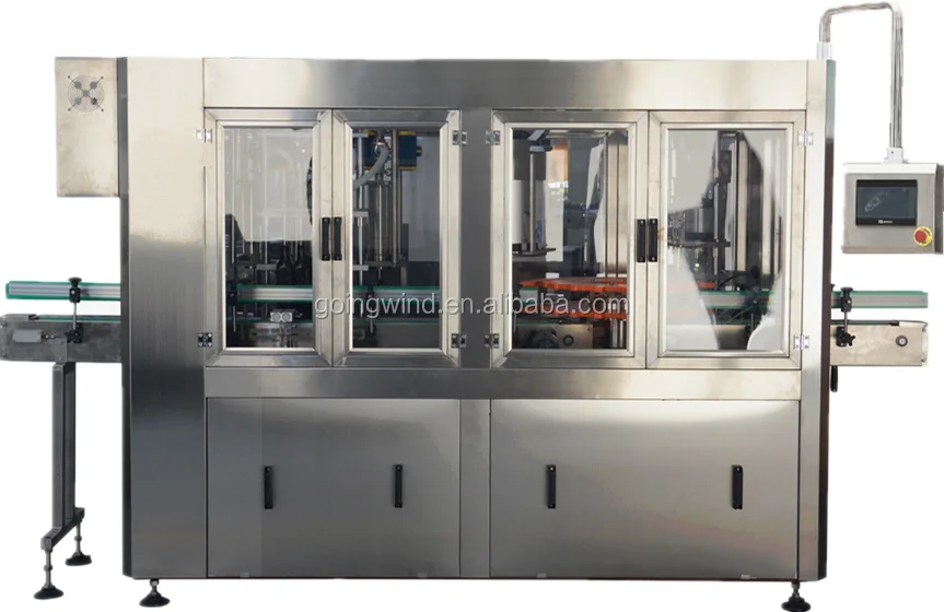 High speed full automatic 3-in-1 mineral water filling	machine auto evian water 3 in 1 bottling plant line cheap price for sale