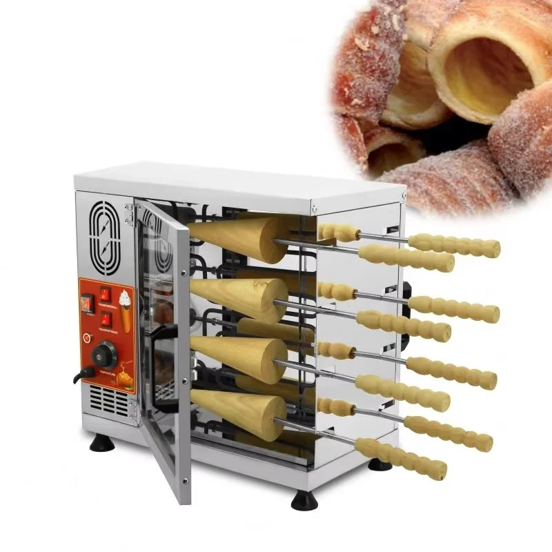 Commercial chimney cake oven/chimney cake grill/bread barbeque machine