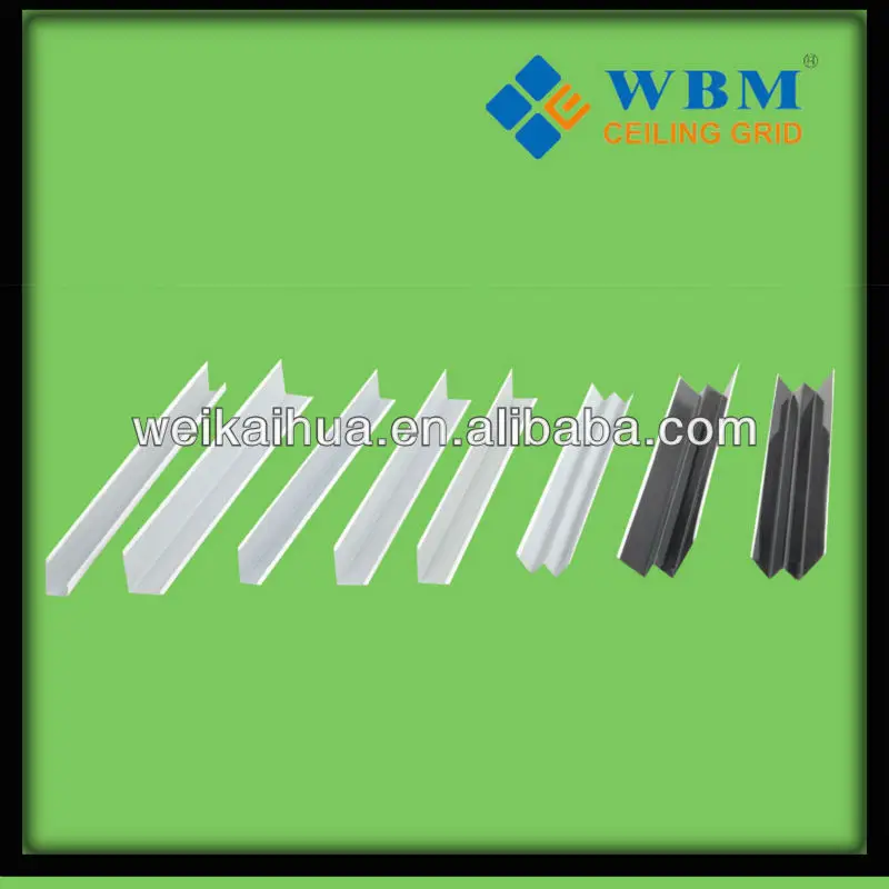 suspended ceiling grid accessory roof T bar steel t shaped ceiling keel,metal wall angle,Galvanized Steel Wall angle