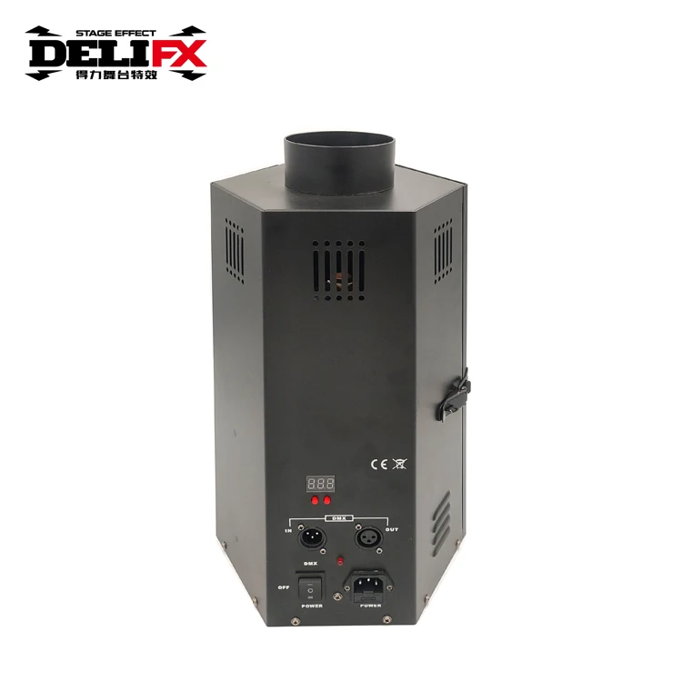 DELIFX 100W Performance Pyro Devices Flame Machine with Bottle Shelf Onboard DMX Power Control Compact Live Event Fire Devices