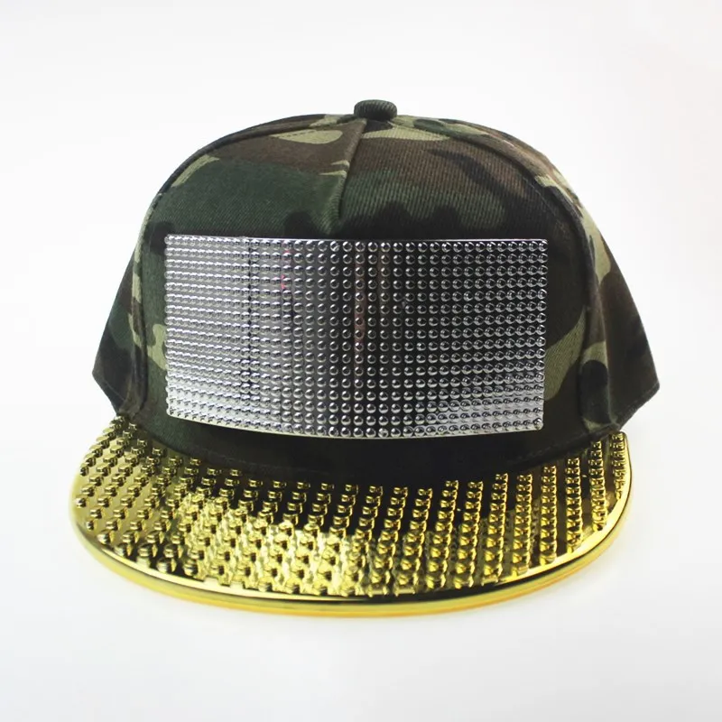 Custom personality puzzle DIY hats building bricks blocks snapback cap children adult hip hop baseball sports caps