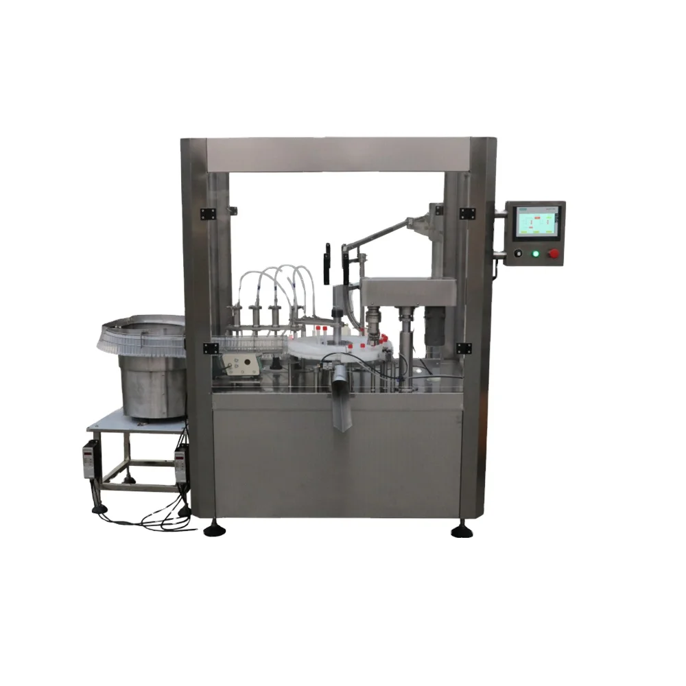 JB-K4 Siemens touch screen ampoule production line vial bottle oral liquid syrup filling machine